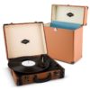 Auna Jerry Lee Record Collector Set brown | retro gramofón | kufrík na gramofónové platne Ampera.SK
