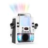 Auna Kara Liquida BT karaoke zariadenie, svetelná show, vodná fontána, bluetooth, biela/sivá farba Ampera.SK