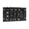 Auna Pro TMX-2211, MKII, DJ-Mixer, 3/2 kanálový, crossfader, talkover, montáž na rack, čierny Ampera.SK