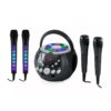 Auna SingSing čierna + Dazzl Mic Set karaoke zariadenie, mikrofón, LED osvetlenie Ampera.SK