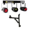 Beamz 3-Some, trojica RGBW LED svetiel, Multibodový laser mikrofón Ampera.SK
