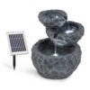 Blumfeldt Murach, solárna kaskádová fontána, akumulátorová prevádzka, 2 W, solárny panel, 3x LED Ampera.SK