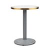 Blumfeldt Patras Jewel, mramorový stôl, secesný štýl, Ø: 57,5 cm, výška: 75 cm, liatinový stojan Ampera.SK