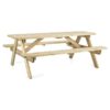Blumfeldt Picknicker 180, piknikový stôl, záhradný set, 32 mm, borovicové drevo Ampera.SK