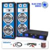 Electronic-Star PA set Blue Star Series„Bassveteran“, 1600 W Ampera.SK