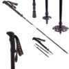 KLARFIT Irun TX Essential, trekingové palice, hliník, skladacie, 100 – 130 cm Ampera.SK