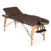 KLARFIT MT 500, hnedý, masážny stôl, 210 cm, 200 kg, sklápací, jemný povrch, taška Ampera.SK