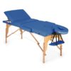 KLARFIT MT 500, modrý, masážny stôl, 210 cm, 200 kg, sklápací, jemný povrch, taška Ampera.SK