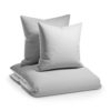 Sleepwise Soft Wonder-Edition, posteľná bielizeň, svetlosivá/biela, 155 x 200 cm, 80 x 80 cm Ampera.SK