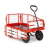 Waldbeck Ventura, ručný vozík, maximálna záťaž 300 kg, oceľ, WPC, červený Ampera.SK