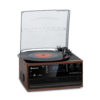 Auna Oakland DAB, retro stereo systém, DAB+/FM, BT funkcia, vinyl, CD, kazetový prehárvač Ampera.SK