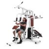 KLARFIT Ultimate Gym 9000, 7 staníc, do 120 kg, QR oceľ, biela Ampera.SK