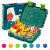 Klarstein junior Lunchbox, 6 priehradiek, 21,3 x 15 x 4,5 cm (Š x V x H), bez BPA Ampera.SK