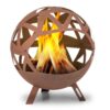 Blumfeldt Colima, ohnisko, Ø 66 cm, guľovitý tvar, rošt na drevené uhlie, popolník Ampera.SK