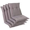 Blumfeldt Prato, čalúnená podložka, podložka na stoličku, podložka na nižšie polohovacie kreslo, na záhradnú stoličku, polyester, 50 × 100 × 8 cm, 4 x čalúnenie Ampera.SK