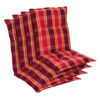 Blumfeldt Prato, čalúnená podložka, podložka na stoličku, podložka na nižšie polohovacie kreslo, na záhradnú stoličku, polyester, 50 × 100 × 8 cm, 4 x čalúnenie Ampera.SK