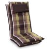 Blumfeldt Sylt, čalúnená podložka, podložka na stoličku, podložka na vyššie polohovacie kreslo, vankúš, polyester, 50 × 120 × 9 cm, 2 x čalúnenie Ampera.SK