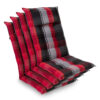 Blumfeldt Sylt, čalúnená podložka, podložka na stoličku, podložka na vyššie polohovacie kreslo, vankúš, polyester, 50 × 120 × 9 cm, 4 x čalúnenie Ampera.SK