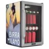Klarstein Beersafe 70 Birra Milano Edition, chladnička, 70 l, 3 police, panoramatické sklenené dvere, nehrdzavejúca oceľ Ampera.SK