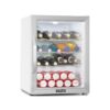Klarstein Beersafe XL Crystal White, chladnička, energet. trieda D, 60 l, LED, sklenené dvierka, biela/strieborná Ampera.SK
