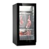 Klarstein Steakhouse Pro 233 Onyx, chladnička na zrenie mäsa, 1 zóna, 233 l, 1-25°C, dotykový displej, panoramatické okno Ampera.SK