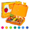 Klarstein junior Lunchbox, 6 priehradiek, 21,3 x 15 x 4,5 cm (Š x V x H), bez BPA Ampera.SK