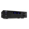 Auna AV2-CD850BT, 4-zónový stereo zosilňovač, 8 x 50 W RMS, bluetooth, USB, CD, čierny Ampera.SK