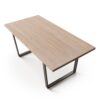 Blumfeldt Jedálenský stôl Bearsdon s kovovými nohami 180 x 90 cm Ampera.SK