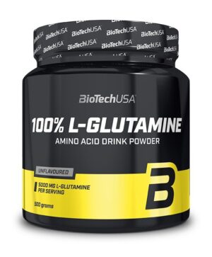 100% L-Glutamine - Biotech USA 500 g Biotech USA www.ampera.sk