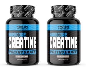 1+1 Zadarmo: Hardcore Creatine Polyhydrate - Protein Nutrition 100 kaps. + 100 kaps. Protein Nutrition www.ampera.sk