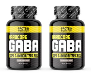 1+1 Zadarmo: Hardcore GABA - Protein Nutrition 100 kaps. + 100 kaps. Protein Nutrition www.ampera.sk