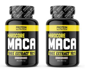 1+1 Zadarmo: Hardcore Maca - Protein Nutrition 100 tbl. + 100 tbl. Protein Nutrition www.ampera.sk