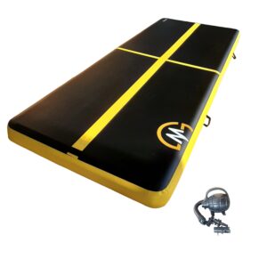 Airtrack MASTER nafukovacia žinenka 400 x 150 x 20 cm - čierna - žltá MASTER www.ampera.sk