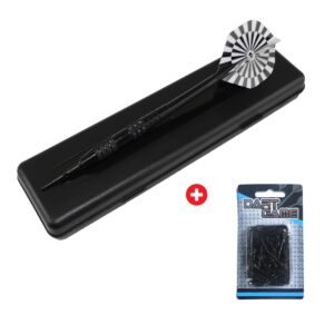 Akčný set - šípky MASTER Wizard Black Brass 3ks - softip 18g + 50 ks hrotov MASTER Keypoint soft 2ba MASTER www.ampera.sk