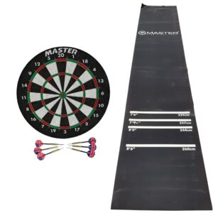 Akčný set - sisalový terč MASTER Grader 45 cm + koberec na šípky MASTER MASTER www.ampera.sk