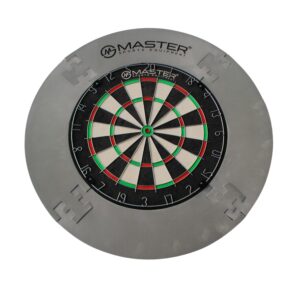 Akčný set - sisalový terč MASTER Grande Brazil 45 cm + okružie k terču MASTER - 4 dielne MASTER www.ampera.sk