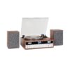 Auna Birmingham, HiFi stereo systém, DAB+/FM, BT funkcia, vinyl, CD, USB, AUX vstup, drevo Ampera.SK