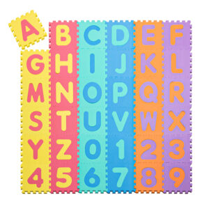 Babify Podložka na hranie, s hračkou, 36 ks, Puzzle Multi Ampera.SK