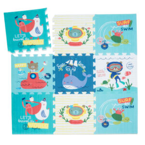 Babify Podložka na hranie, s hračkou, 9 ks, motív planéta Ampera.SK