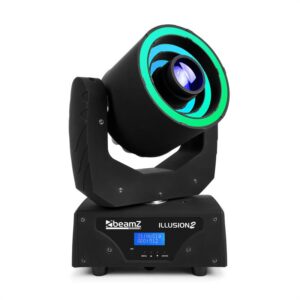 Beamz Illusion 2, 30 W, LED biele, 3v1 SMD RGB LED kruh, DMX režim alebo samostatný režim , čierna Ampera.SK