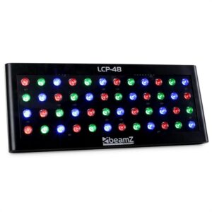 Beamz LCP-48, LED farebný panel, 48 x 1 W RGW, DMX Ampera.SK