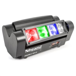 Beamz MHL820, 24 W, lištový svetelný efekt s dvojitými lúčmi, 8 x 3 W RGBW LED, DMX, infračervený diaľkový ovládač Ampera.SK