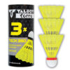 Bedmintonové loptičky TALBOT TORRO Tech 350 Fast 3 ks - žlté TALBOT TORRO www.ampera.sk