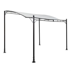 Blumfeldt Allure, pergola, prístrešok, altánok, 300 × 250 cm, polyester, svetlá béžová Ampera.SK