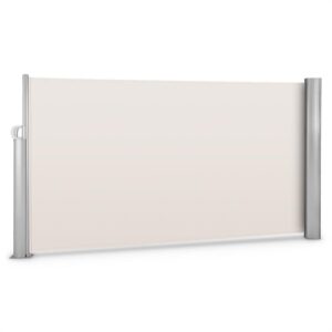 Blumfeldt Bari 316, bočná clona, bočná roleta, 300 x 160 cm, hliník, krémovo piesková Ampera.SK