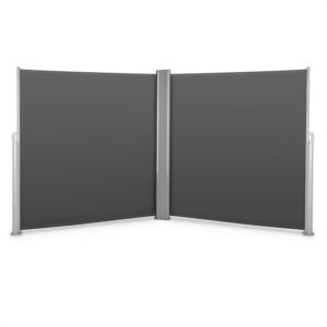 Blumfeldt Bari Doppio 620, dvojitá bočná clona, 6 x 2 m, hliník, antracitová Ampera.SK