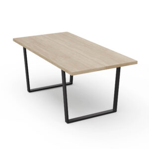 Blumfeldt Bearsdon jedálenský set, stolová doska a kovové nohy stola, industriálny štýl, stabilný, moderný Ampera.SK