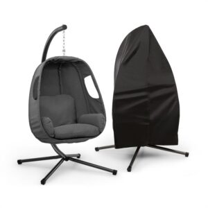 Blumfeldt Bella Donna, závesné kreslo, ochranný kryt, vankúš na sedenie, 180 g polyester, tmavosivé Ampera.SK