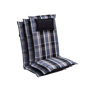 Blumfeldt Elbe, čalúnená podložka, podložka na stoličku, podložka na vyššie polohovacie kreslo, na záhradnú stoličku, Dralon, 50 × 120 × 8 cm Ampera.SK