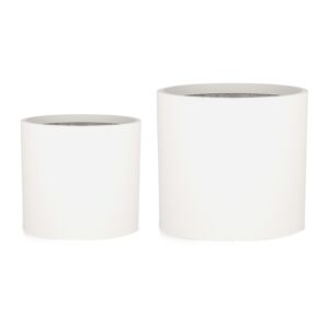 Blumfeldt Gendt, kvetináč, vrchný kvetináč, súprava 2 kusov, veľkosti L/XL, fiberstone, interiér/exteriér Ampera.SK